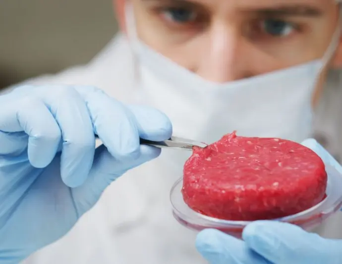Experts preparing fresh meat at Jadran MeatX facility